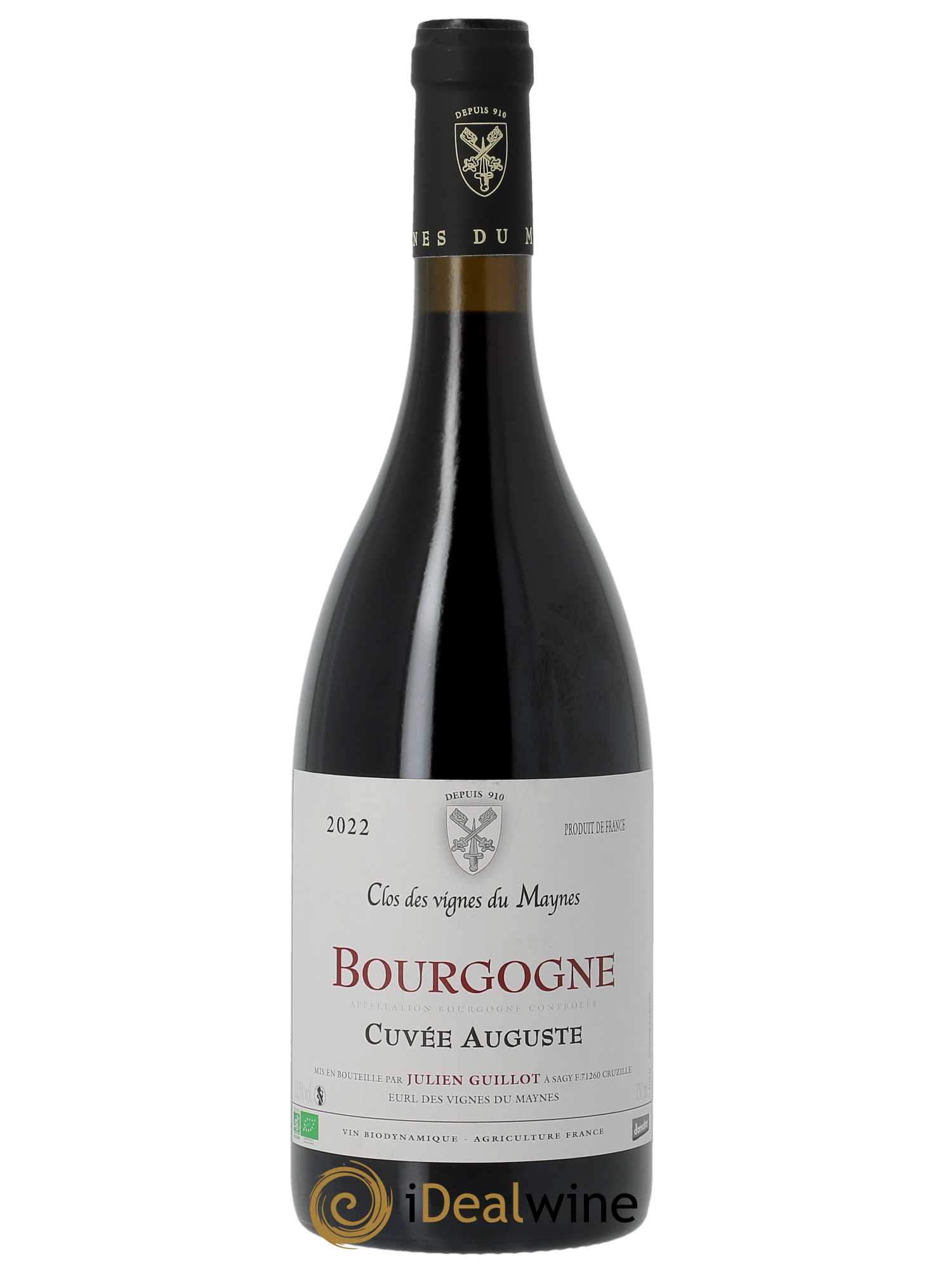 Bourgogne Cuvée Auguste Les Vignes du Maynes  2022 - Lot de 1 Bouteille