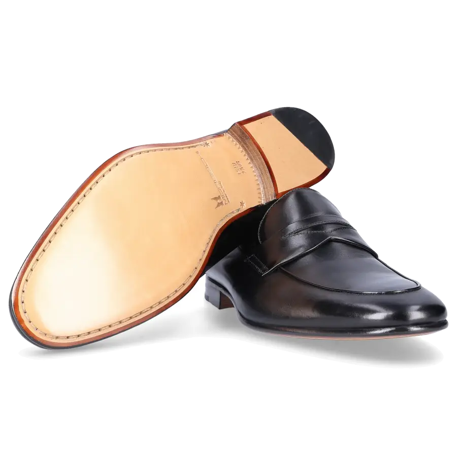 Moreschi - Loafer 041595 Kalbsleder - schwarz