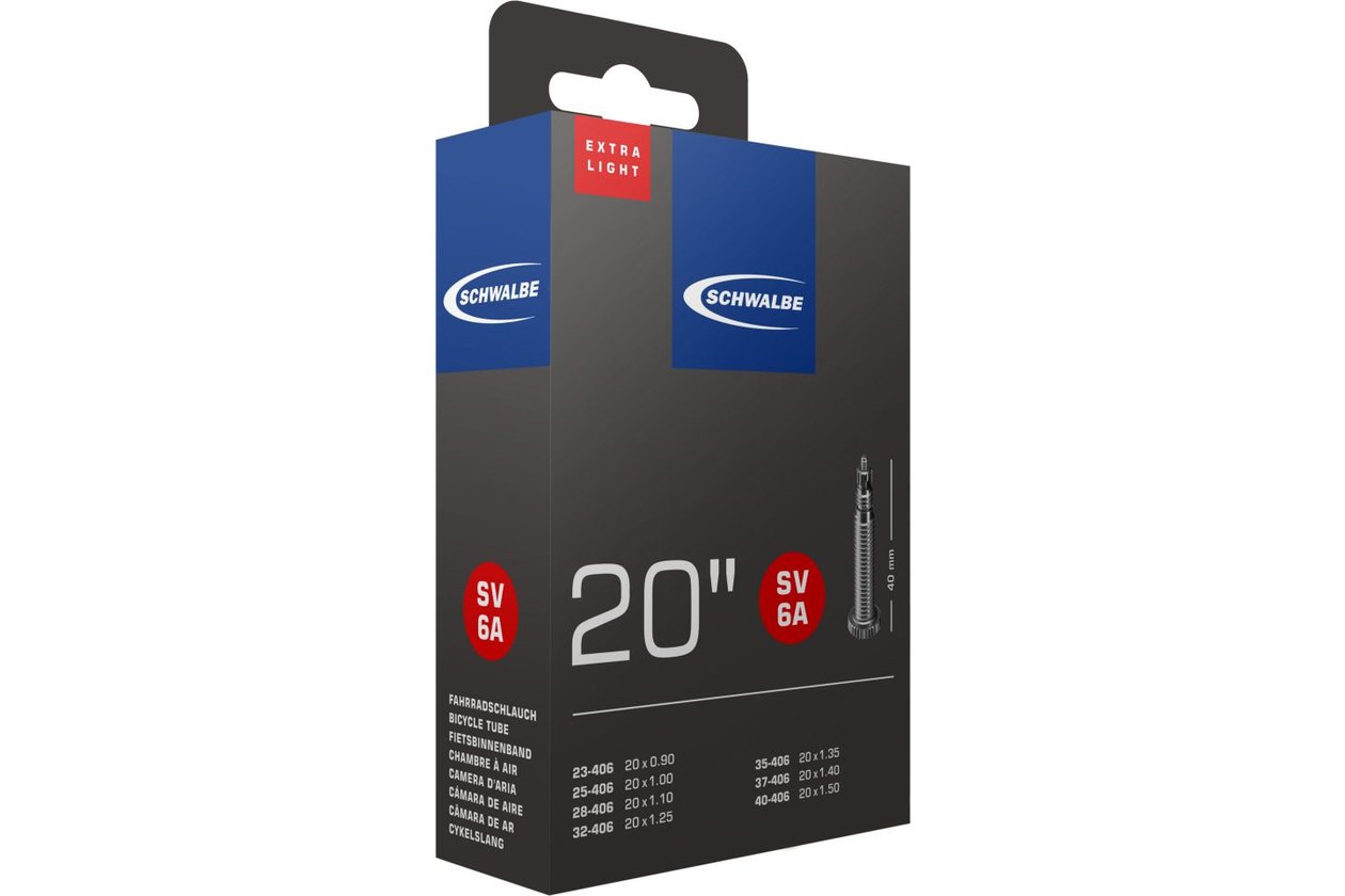 Schwalbe SV6A Extra Light Schlauch 20 Zoll - 40 mm