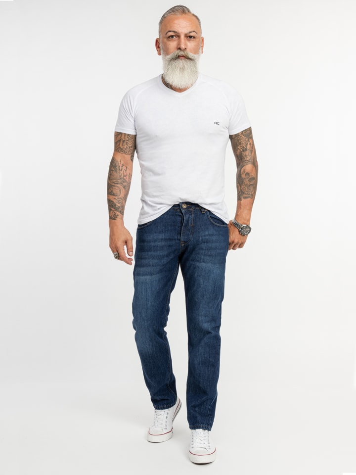 Rock Creek Jeans Straight Leg in Blau günstig kaufen