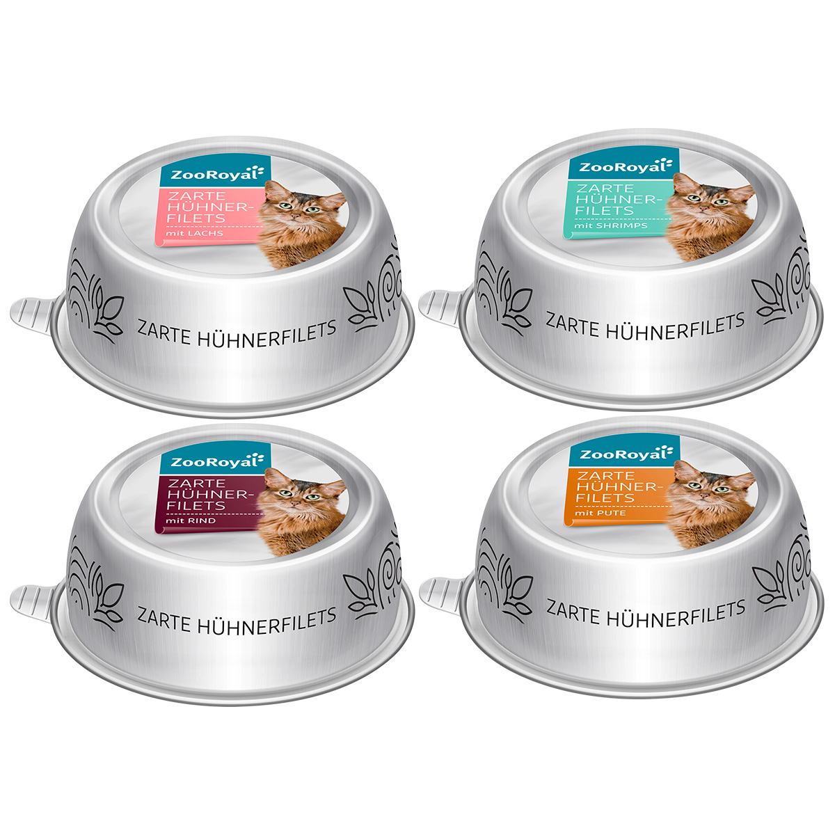 ZooRoyal Zarte Hühnerfilets Mixpaket 48x85g kaufen