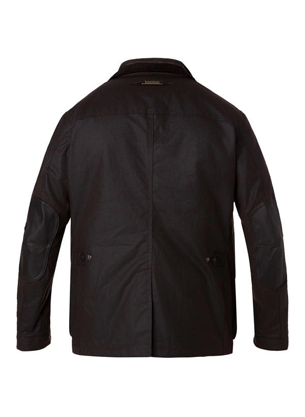 Barbour, Fieldjacket Ogston, Baumwolle gewachst, dunkelbraun