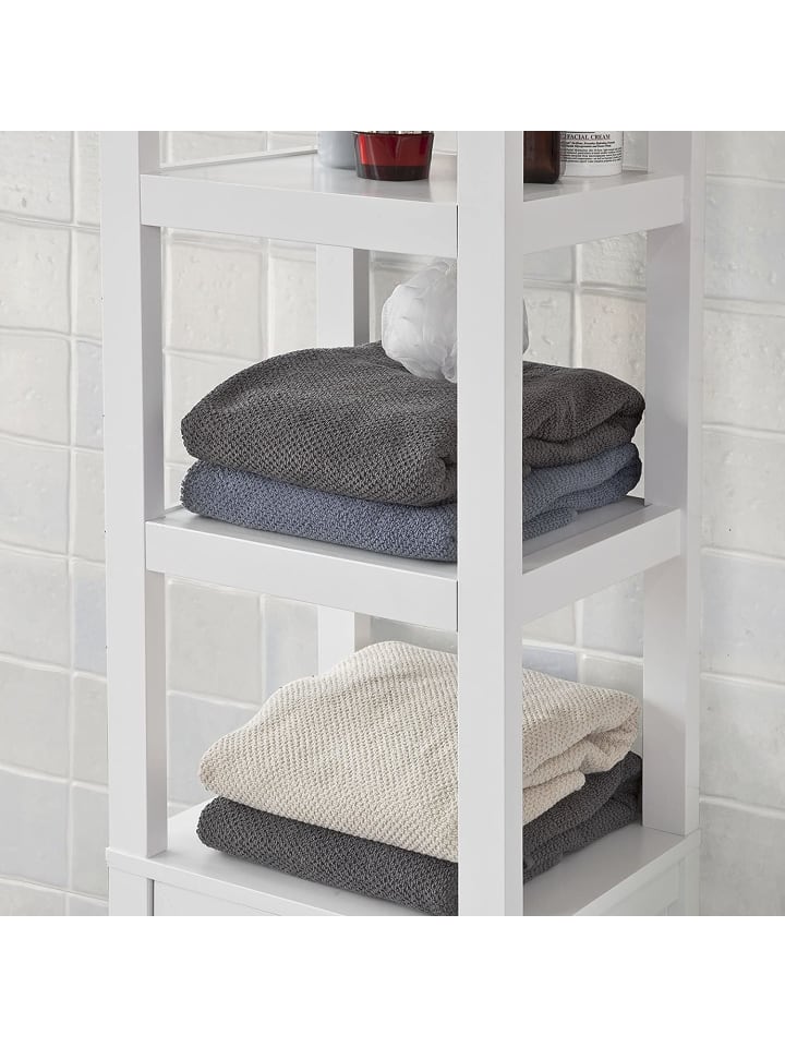 SoBuy Hochschrank in Weiß - (B)40 x (H)150 x (T)33cm günstig kaufen onesize