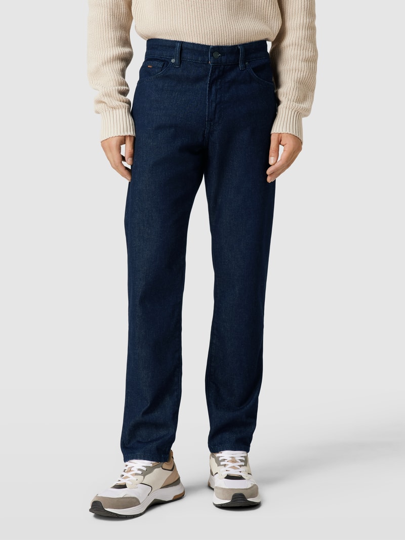 Jeans im 5-Pocket-Design Modell 'Maine' in dunkelblau