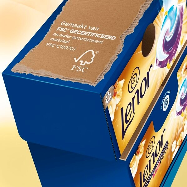 Lenor Amber & Orchid All-in-1 mosószer kapszula 15 darabos