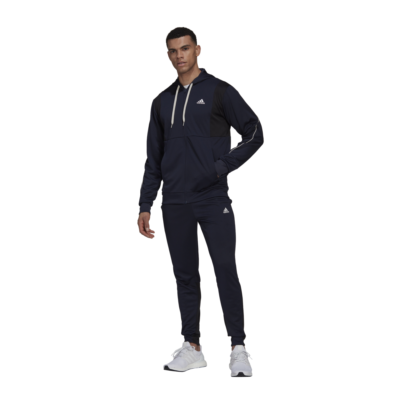 adidas MTS Rib Aeroready Freizeitanzug Blau