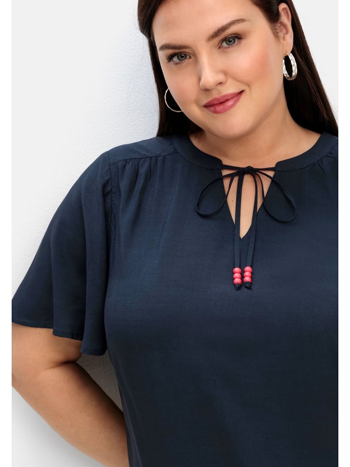 sheego Kleid in nachtblau günstig kaufen 50
