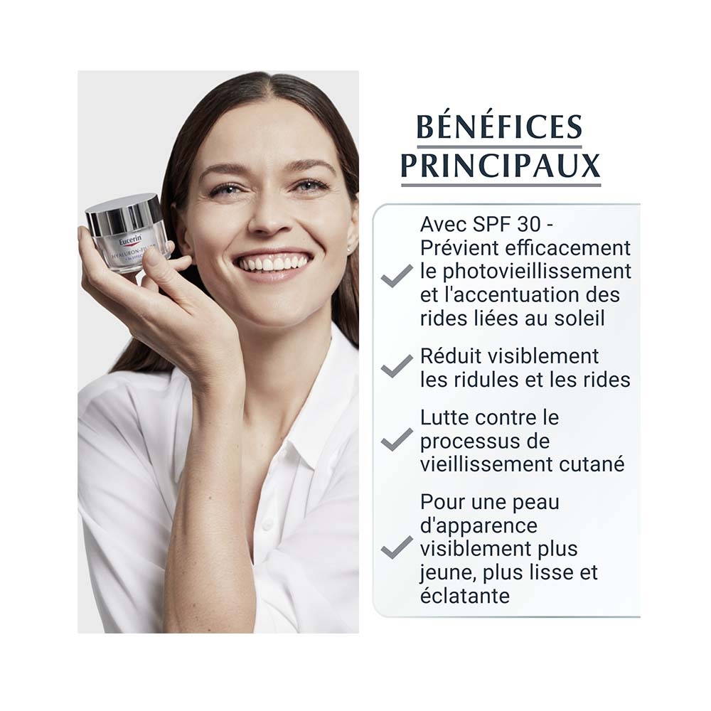 eucerin HYALURON-FILLER + 3x EFFECT Soin de Jour SPF30 Soin de jour anti-âge