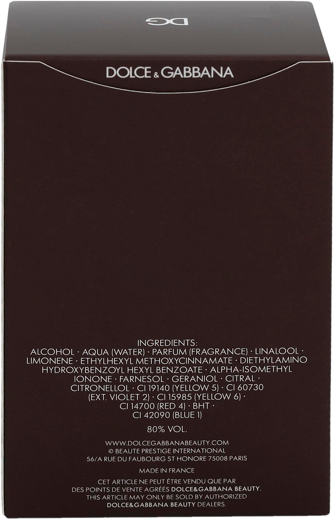 DOLCE & GABBANA Eau de Toilette The One for Men, Männerduft, EdT, Parfum, for him