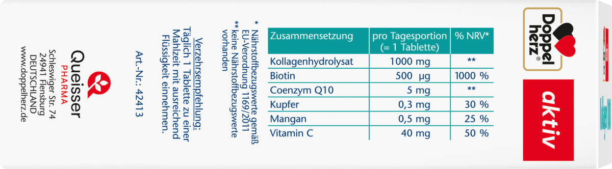 Kollagen 1000 Tabletten 100 St, 136 g