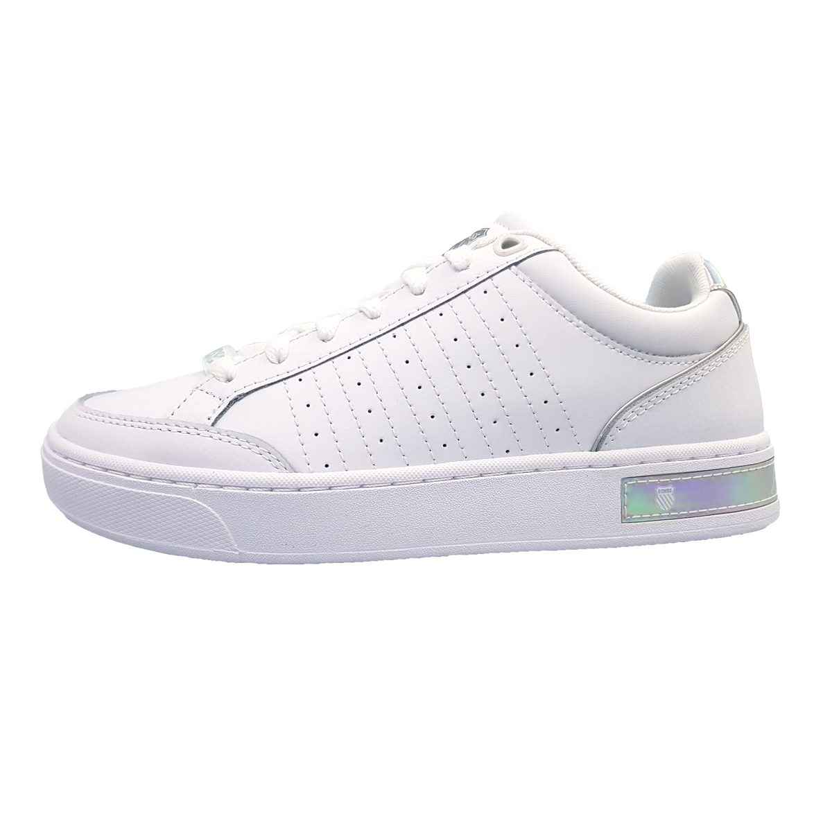 K-Swiss Court Block Women's Low 97411-933-M Weiß white/ pearlized