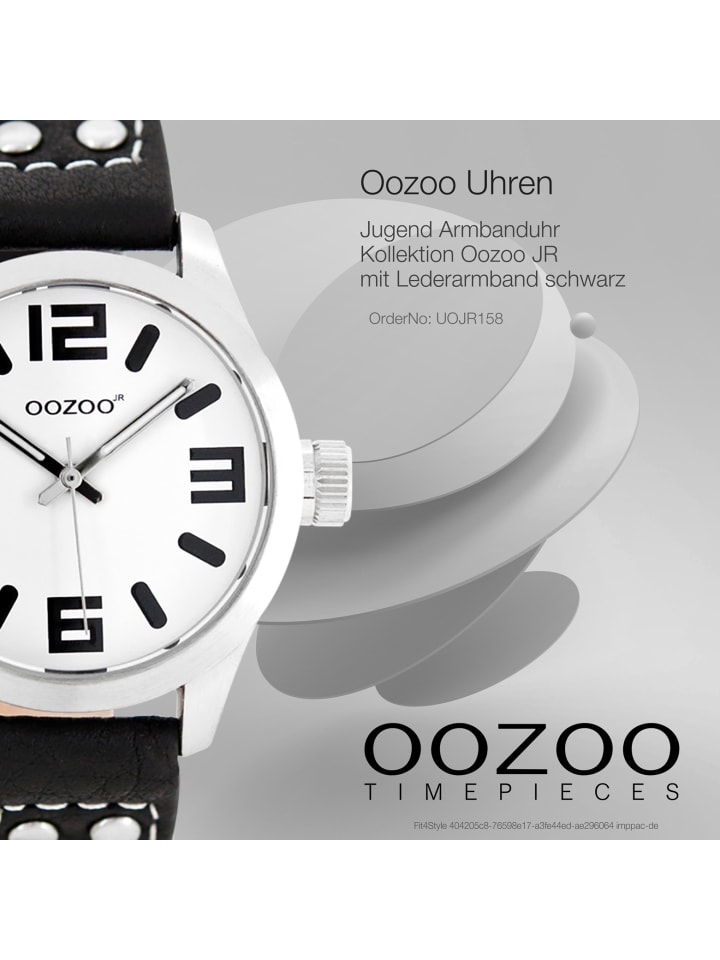 Oozoo Analog-Armbanduhr Oozoo JR schwarz mittel (ca. 34mm) günstig kaufen onesize