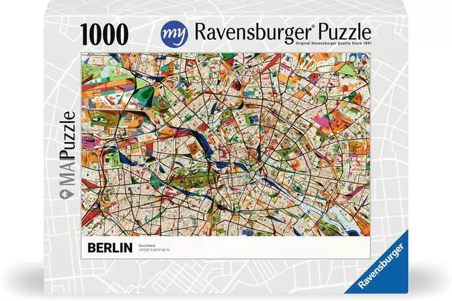 Ravensburger my MAPuzzle - 1000 Teile in Pappschachtel