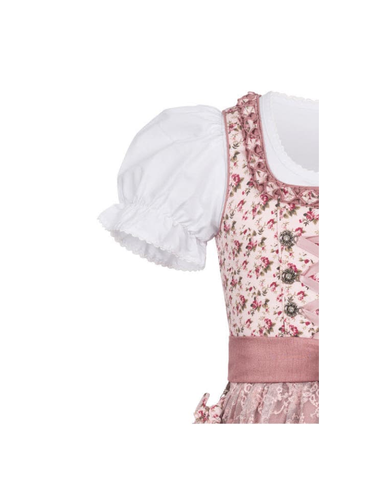 Nübler Kinderdirndl 3-teilig Matilda in Rosé günstig kaufen