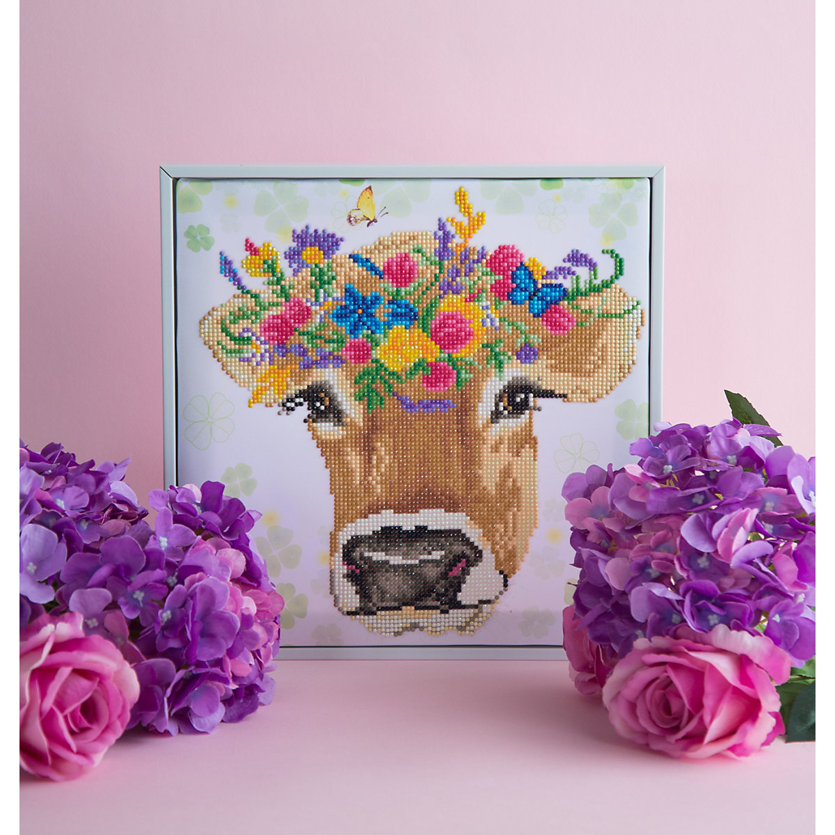 DIAMOND DOTZ® Original Diamond Painting Set "Princess" 32 x 32 cm ab 6 Jahren (DD5.065)