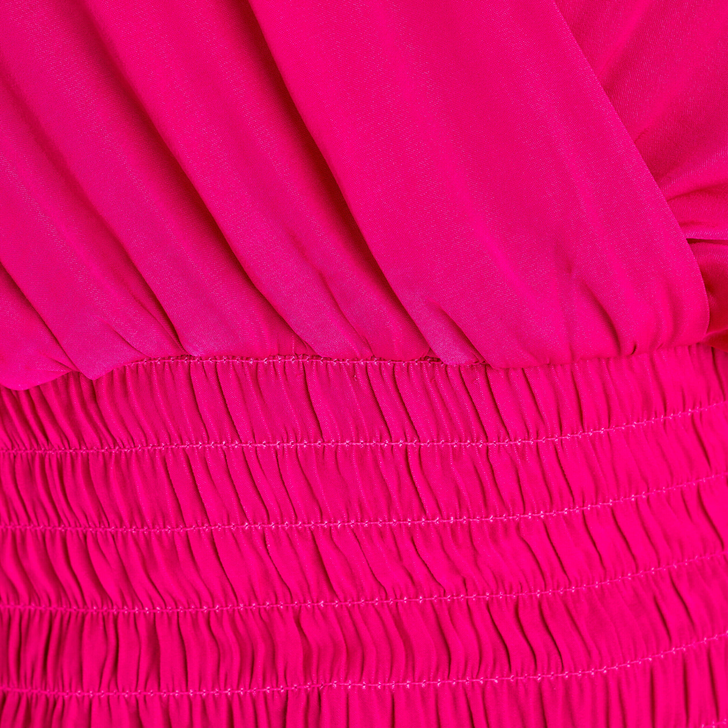 Blouse manches longues rose fushia femme | Cache Cache