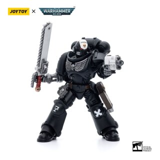 Warhammer 40k Actionfigur 1/18 Iron Hands Assault Intercessors Sergeant Kalock 12 cm