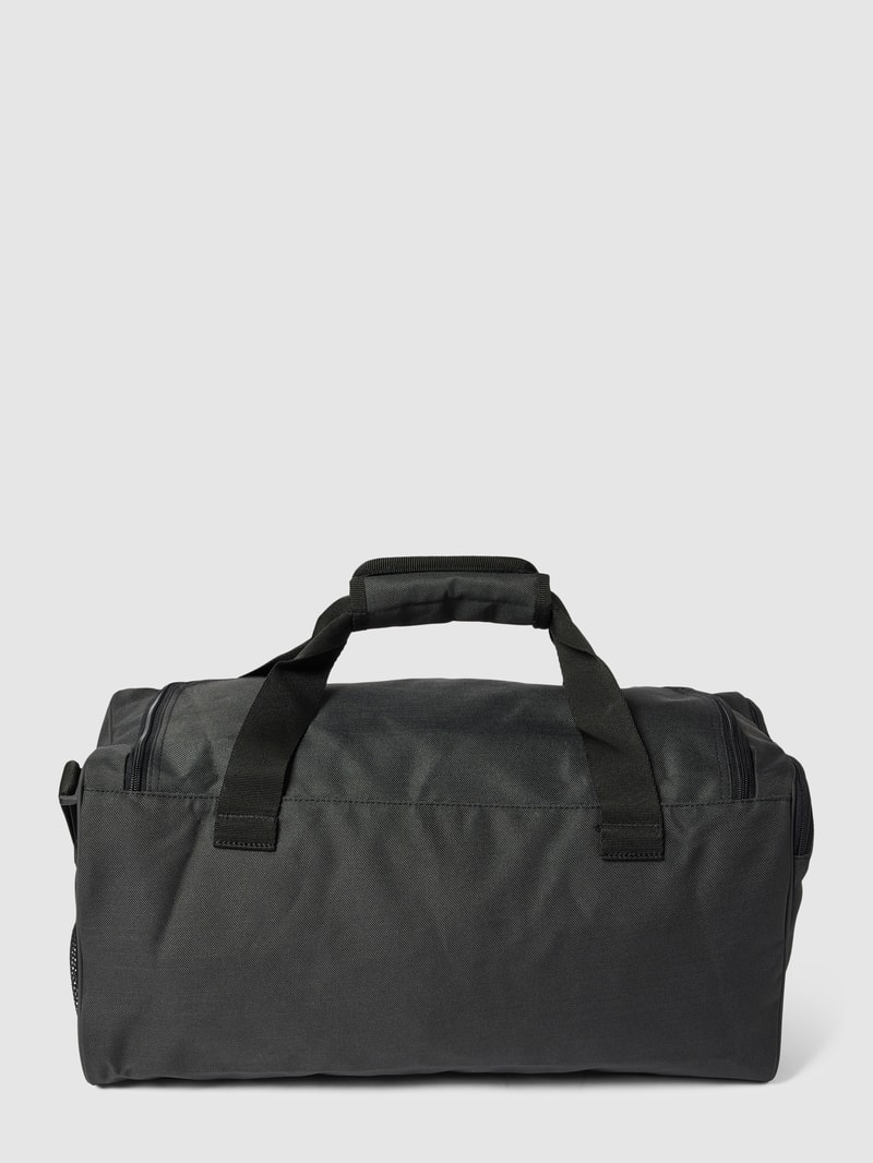 Duffle Bag mit Label-Detail Modell 'LINEAR DUFFEL' in schwarz
