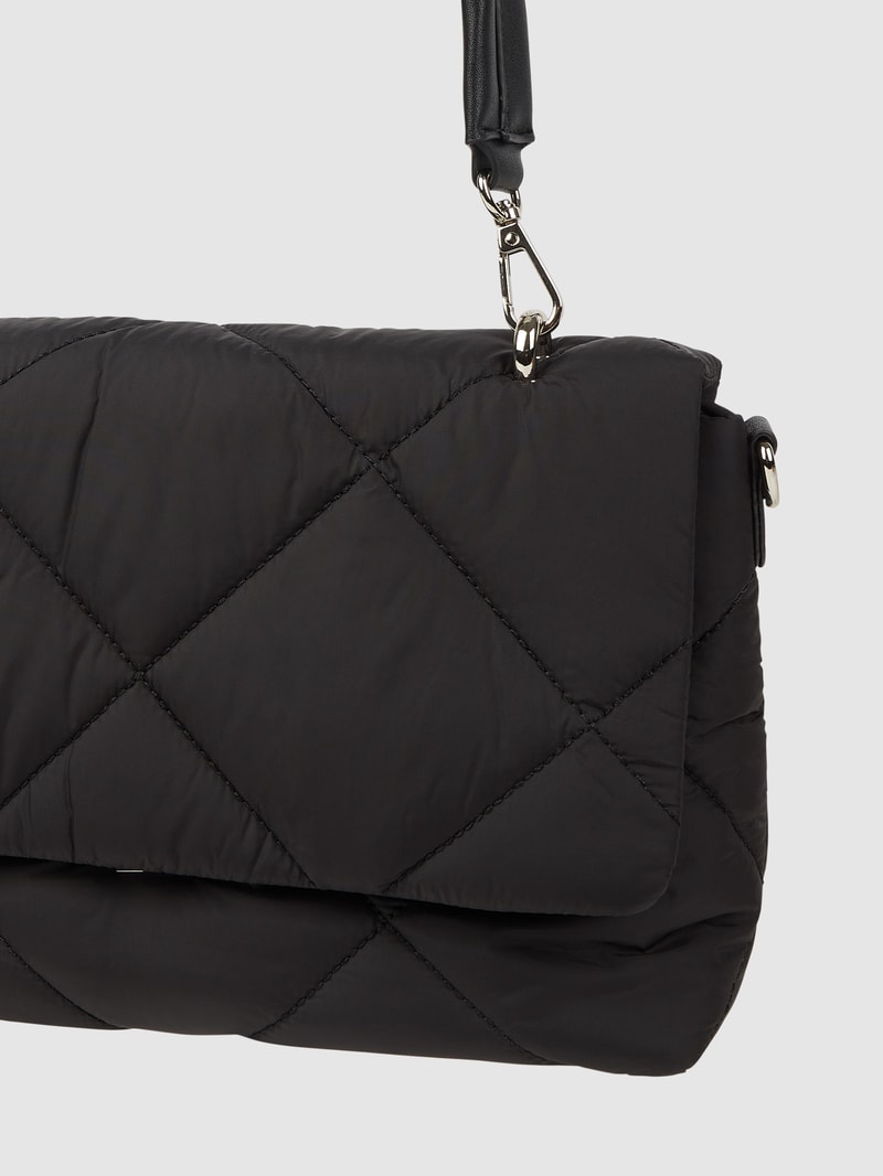 Crossbody Bag aus Textil in schwarz