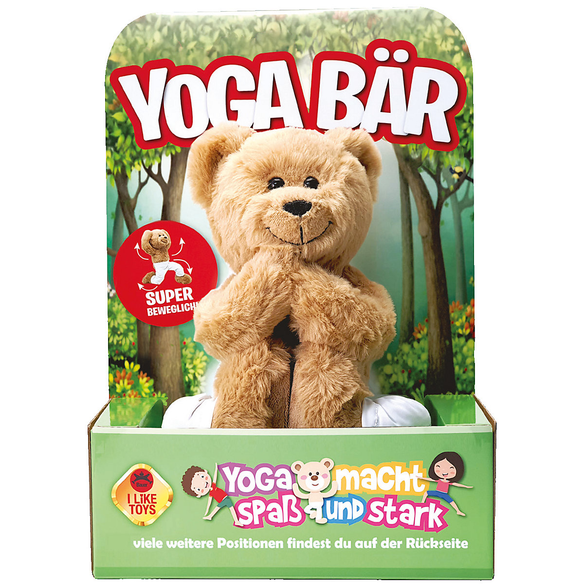Yoga Bär, Plüsch, 23 cm