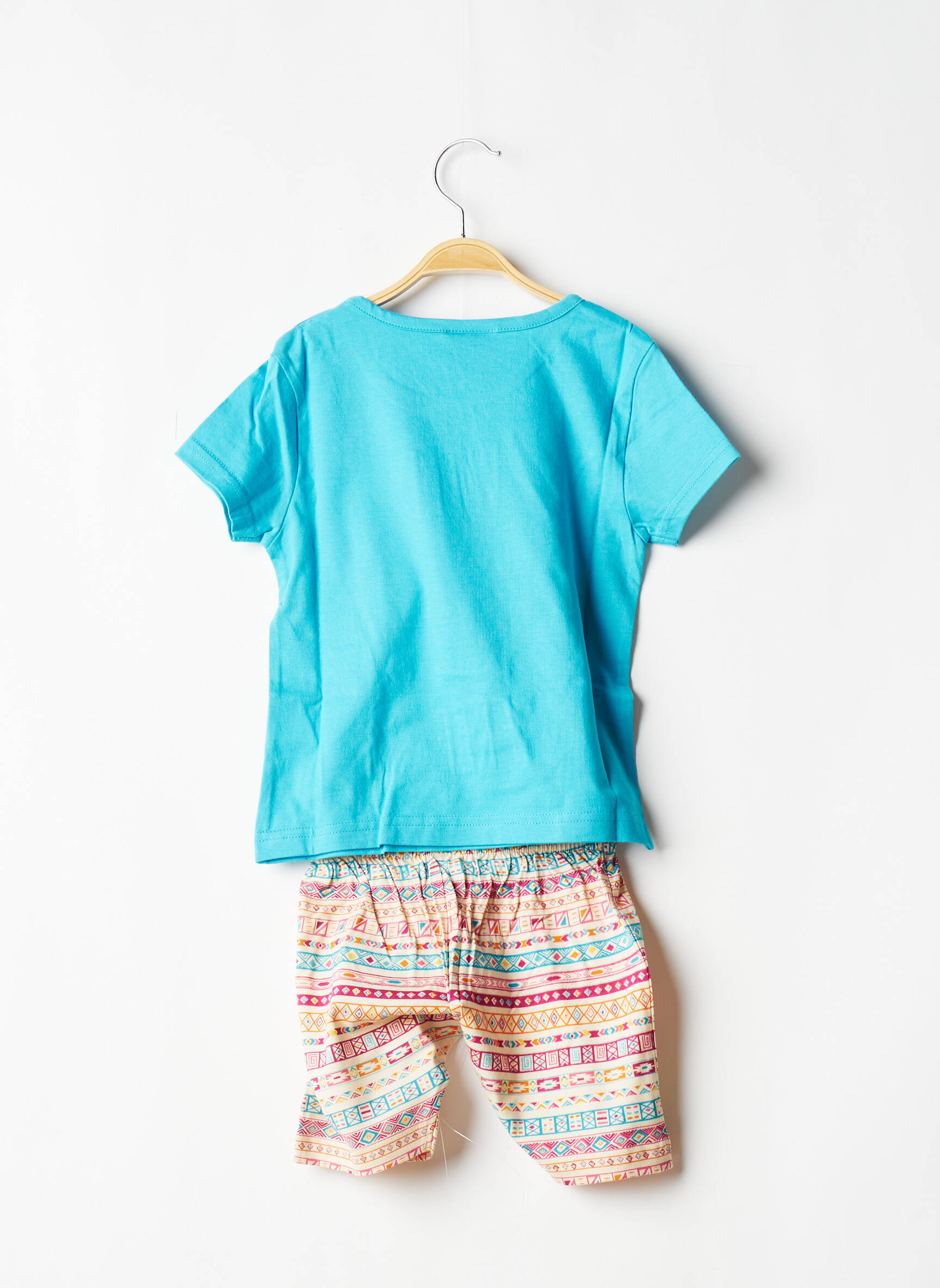 Rose Pomme Pyjashorts Enfant couleur bleu