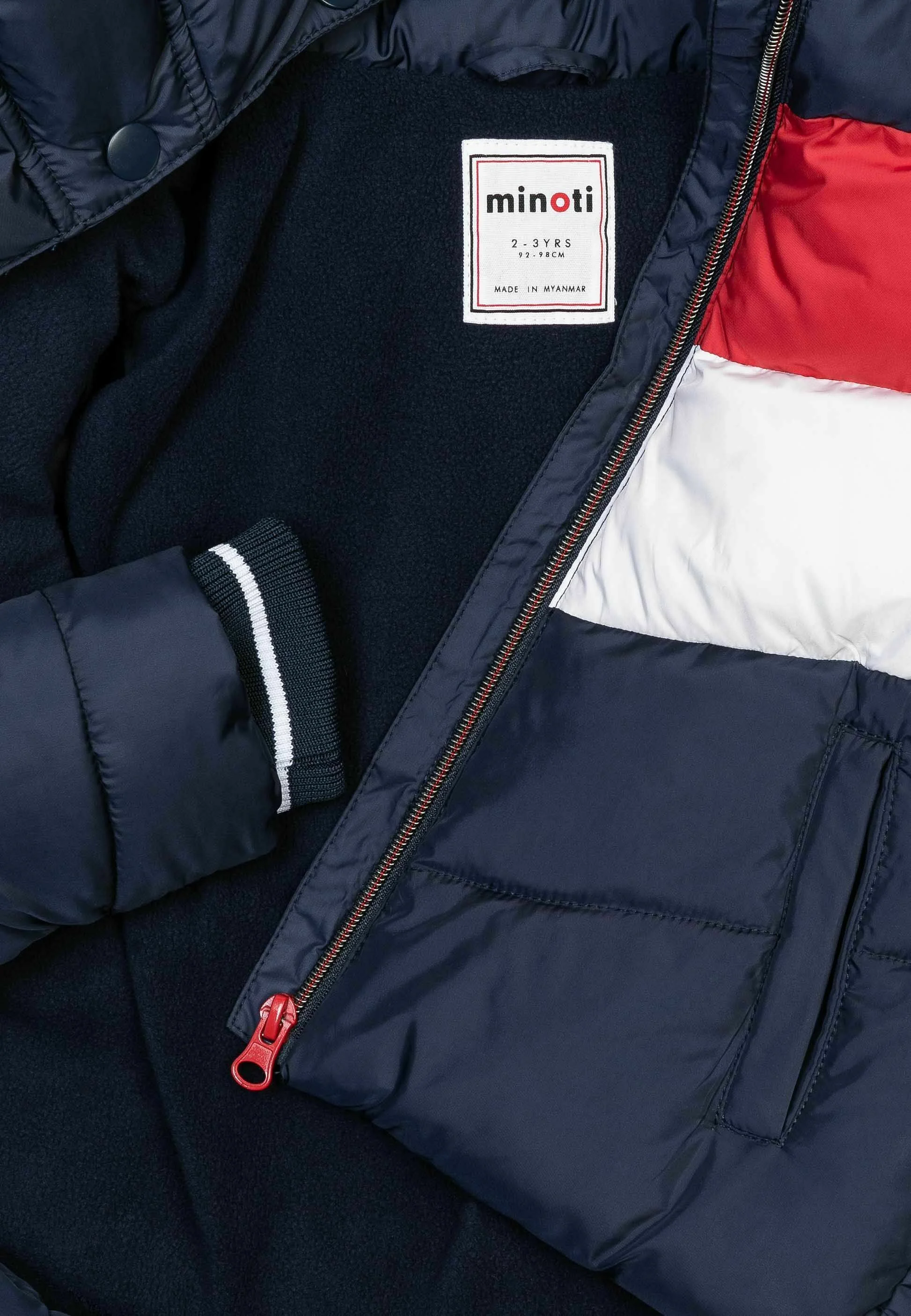 MINOTI CHEVRON PUFFER - Chaqueta de invierno