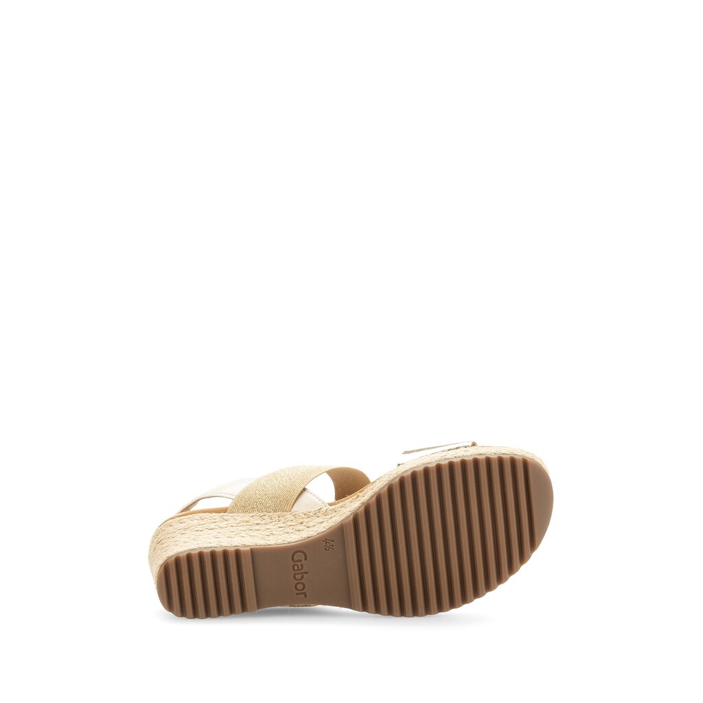 Gabor comfort Keilsandalette gold