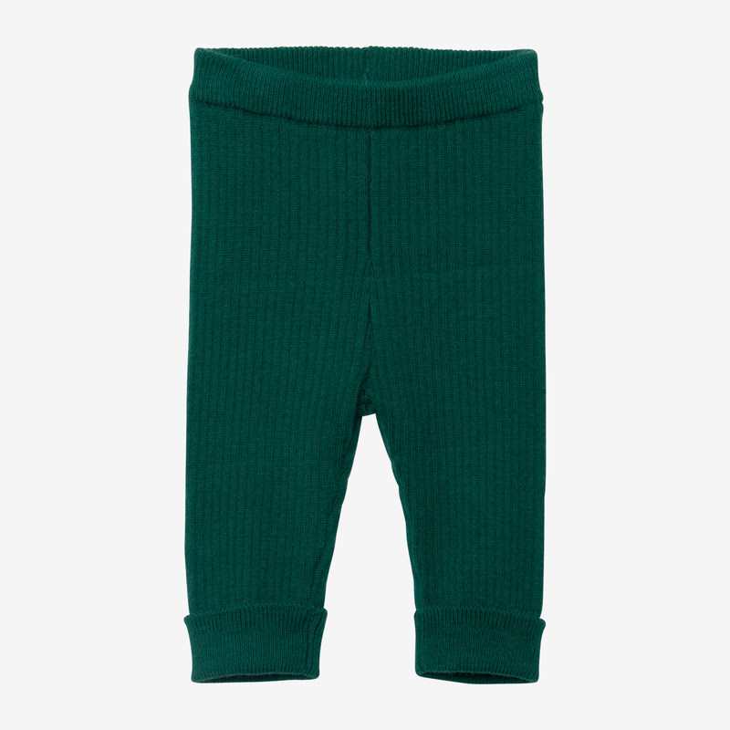 Leggings bébé tricot vert naissance Catimini