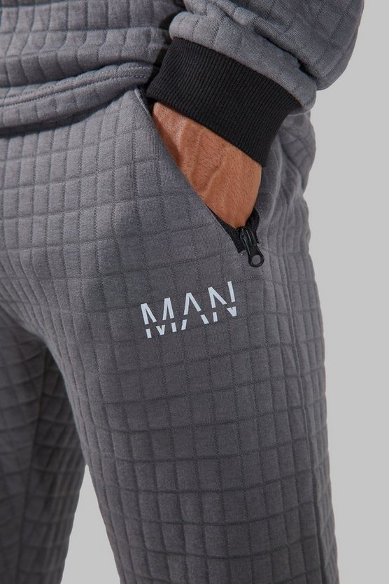 Strukturierte Active Skinny Jogginghose aus Jersey