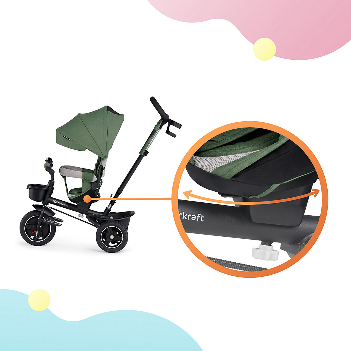 Dreirad SPINSTEP pastel green