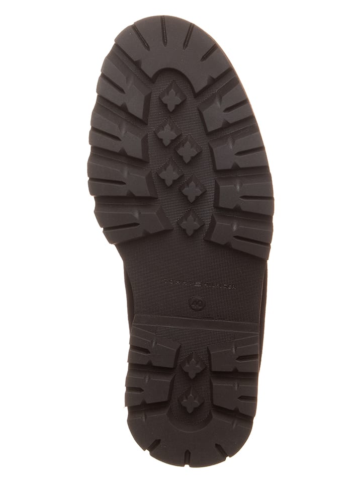 Tommy Hilfiger Shoes Leder-Boots in Dunkelblau günstig kaufen 40