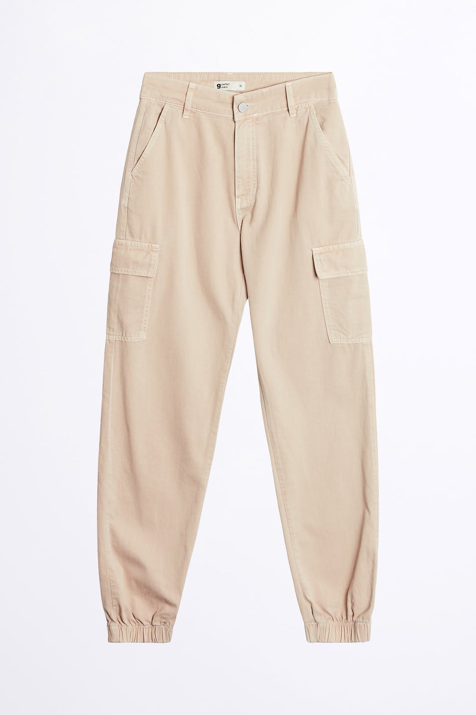 Hi-waist cargo pants