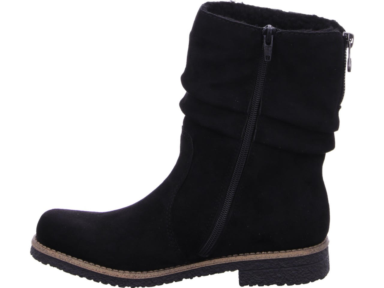RIEKER Schnür-Stiefeletten schwarz