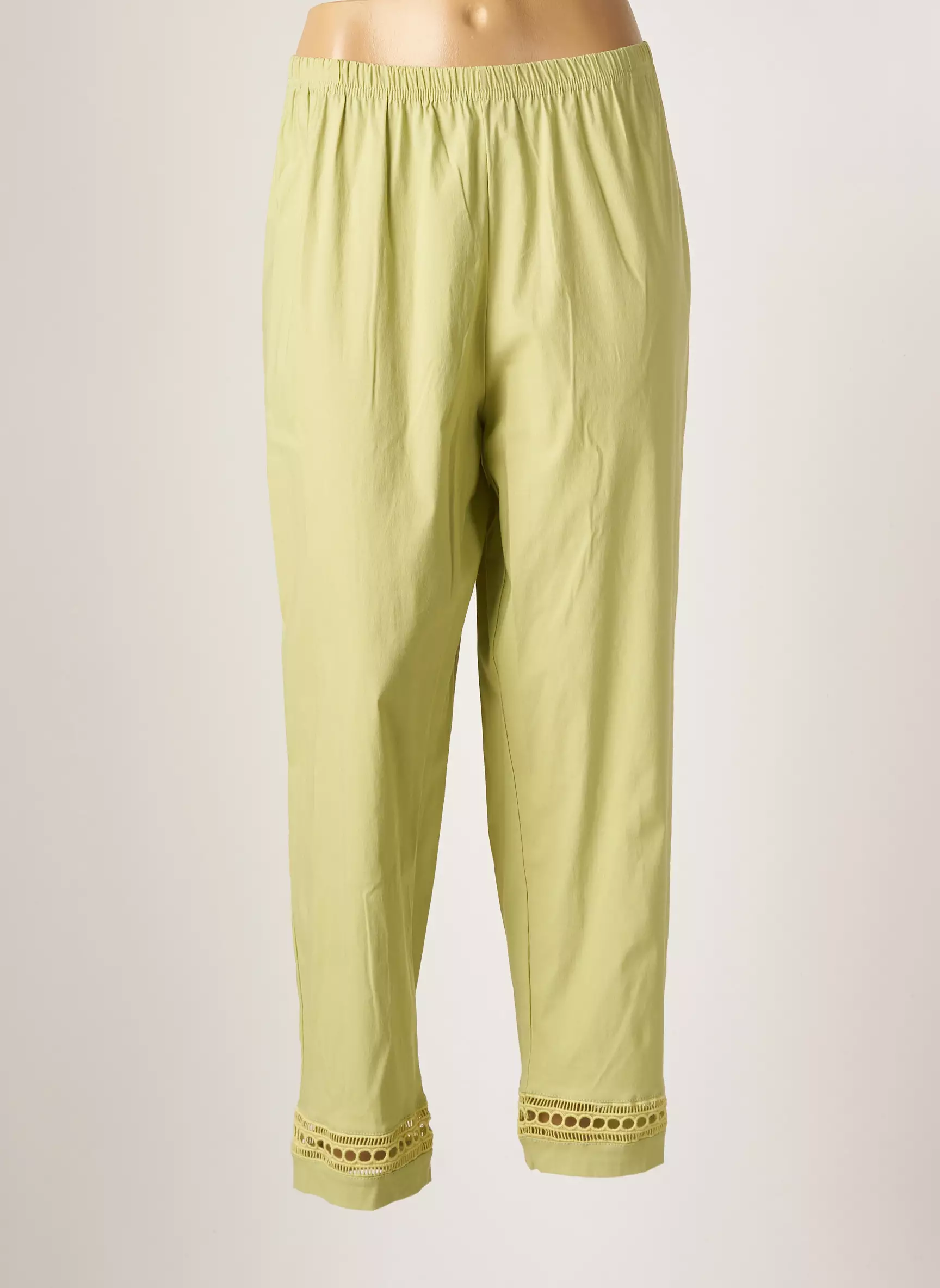 Franck Anna Pantalons Droits Femme couleur vert