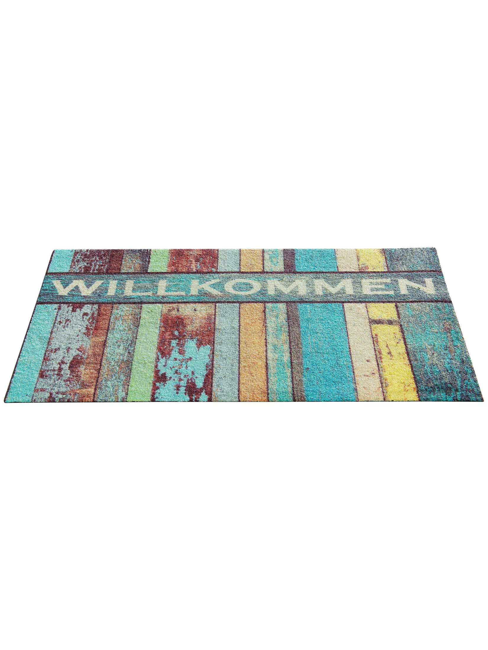 Vintage Wood Fußmatte, Brown