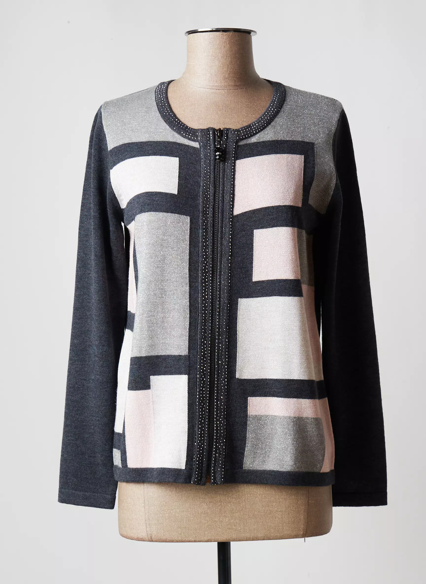 Gevana Cardigans Femme couleur gris