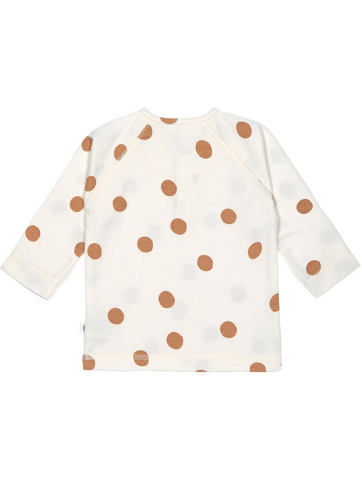 Lässig Longsleeve in Creme/ Hellbraun günstig kaufen