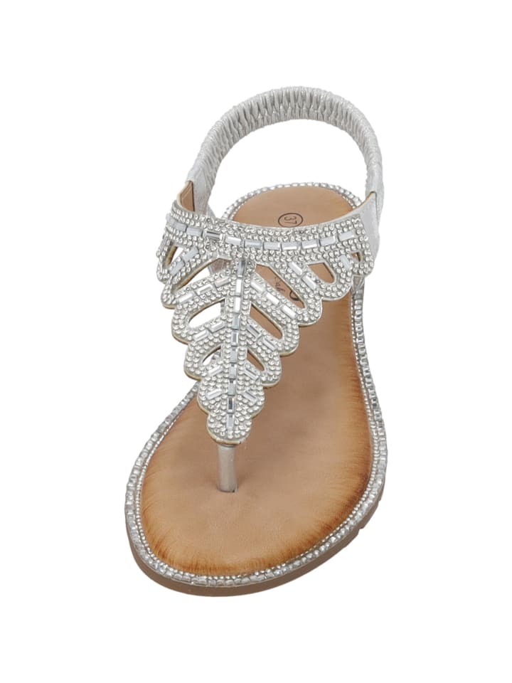 palado Riemchensandalen in silver shiny combi günstig kaufen