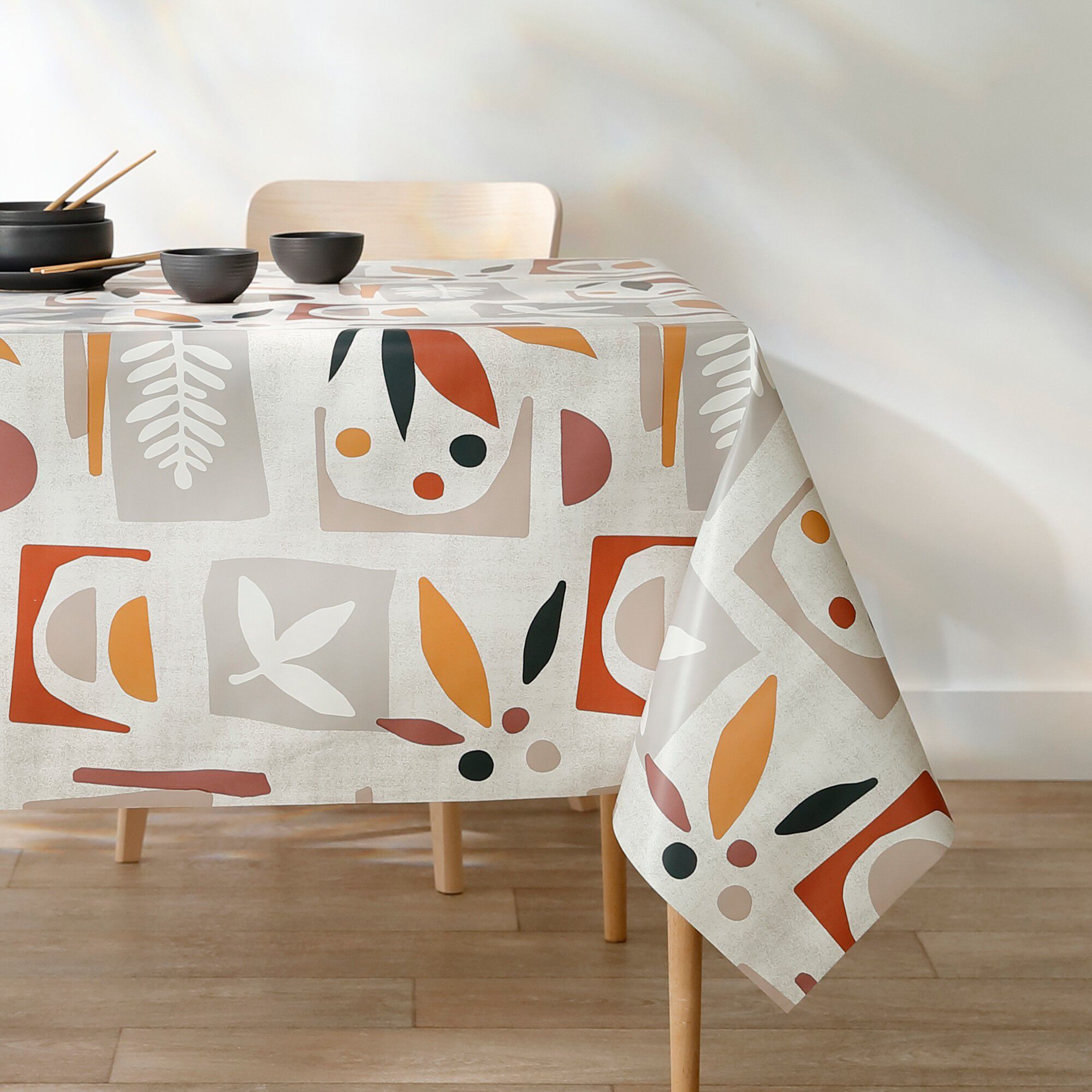 Nappe toile cirée imprimée Mige