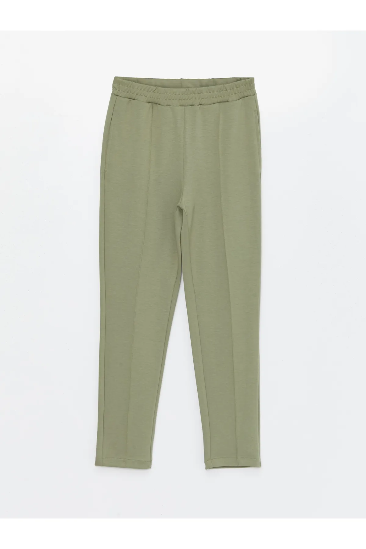 LC Waikiki  Gerade geschnittene Interlock-Jogginghose für Damen mit elastischem Bund