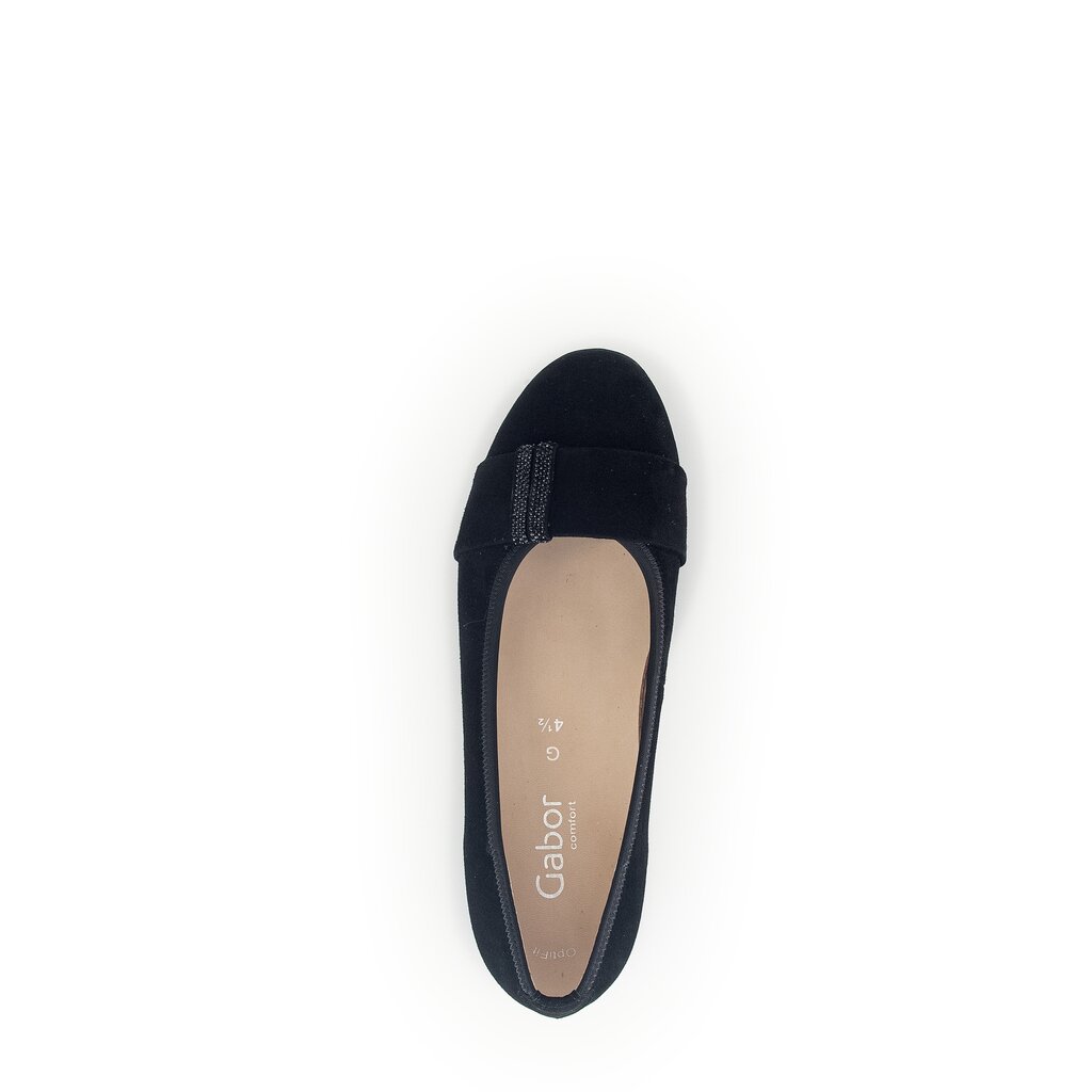 Gabor comfort Eleganter Ballerina schwarz