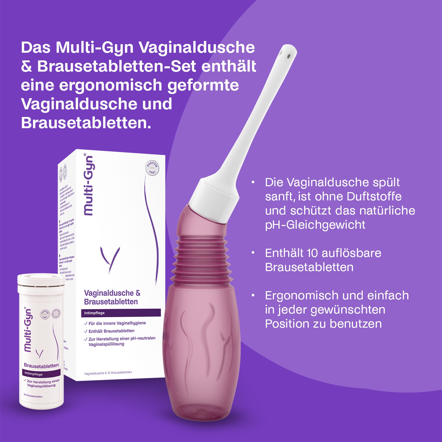 MULTI-GYN Vaginaldusche Kombipack Brausetabletten