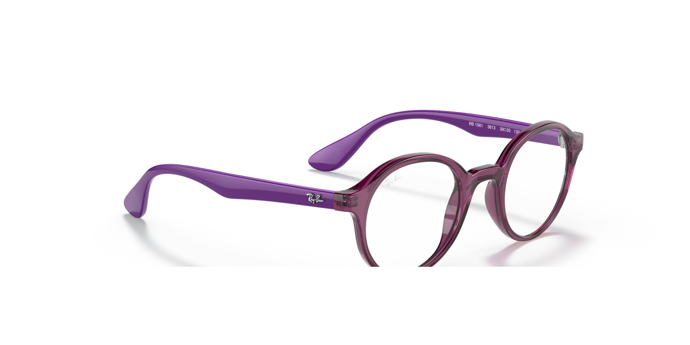 RB1561 OPTICS KIDS - Fuchsia Transparent Lucios