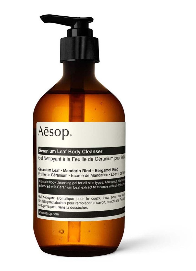 Gel douche nettoyant pour le corps Aesop à la feuille de géranium