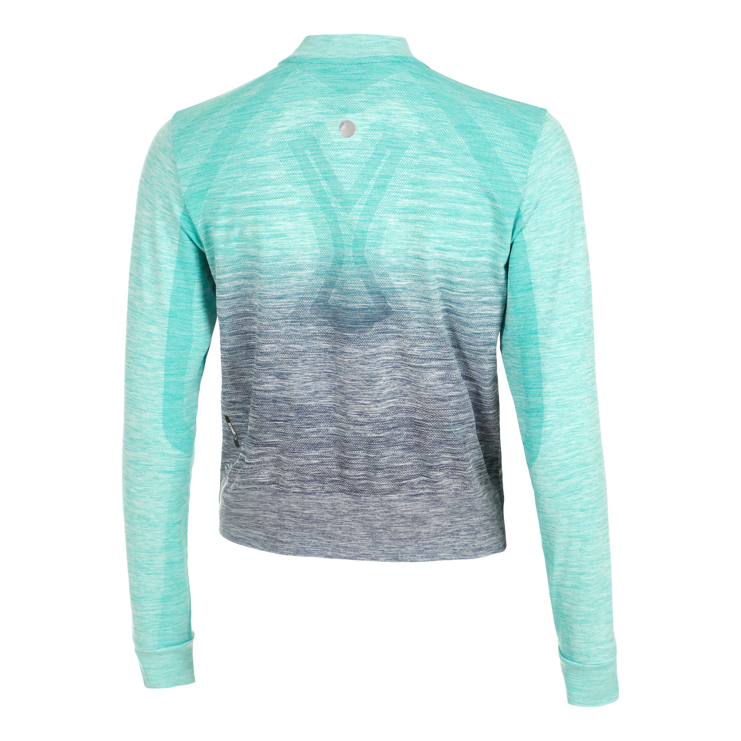 Seamless Laufjacke Damen - Petrol, Dunkelblau
