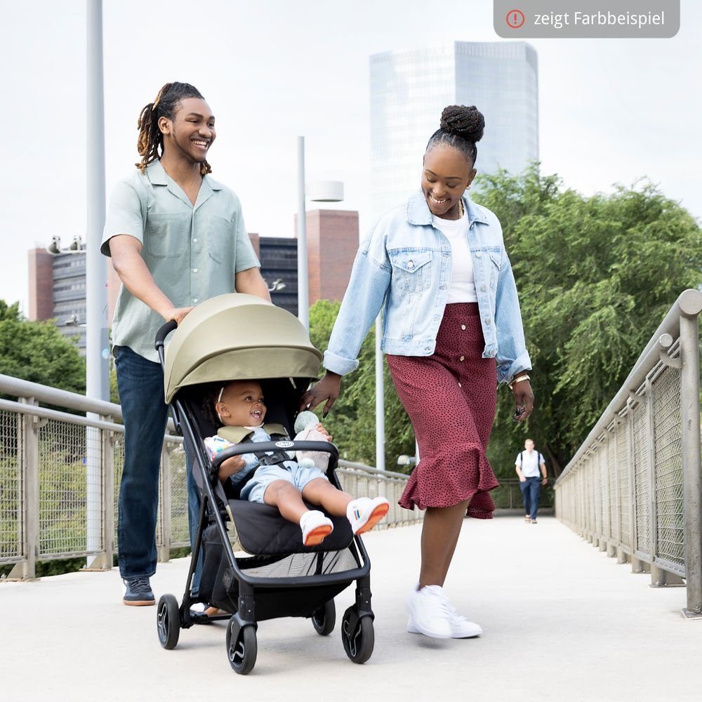 Graco Kinder-Buggy Myavo - Mint, Sportwagen mit Liegefunktion, Regenschutz nur 5,8 kg bis 22 kg faltbar