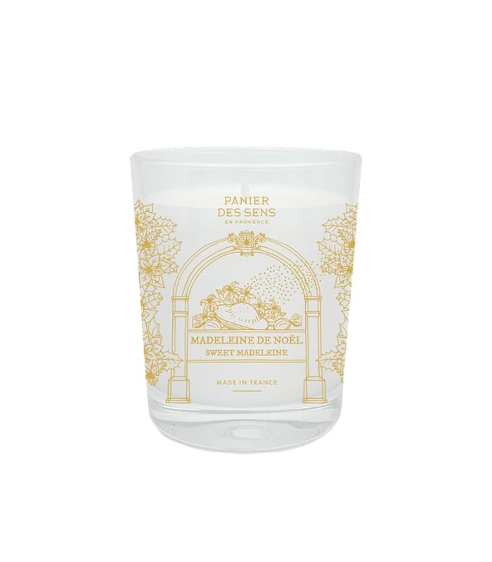 PANIER DES SENS-BOUGIE PARFUMÉE MADELEINE DE NOEL -Edition limitée de Noël