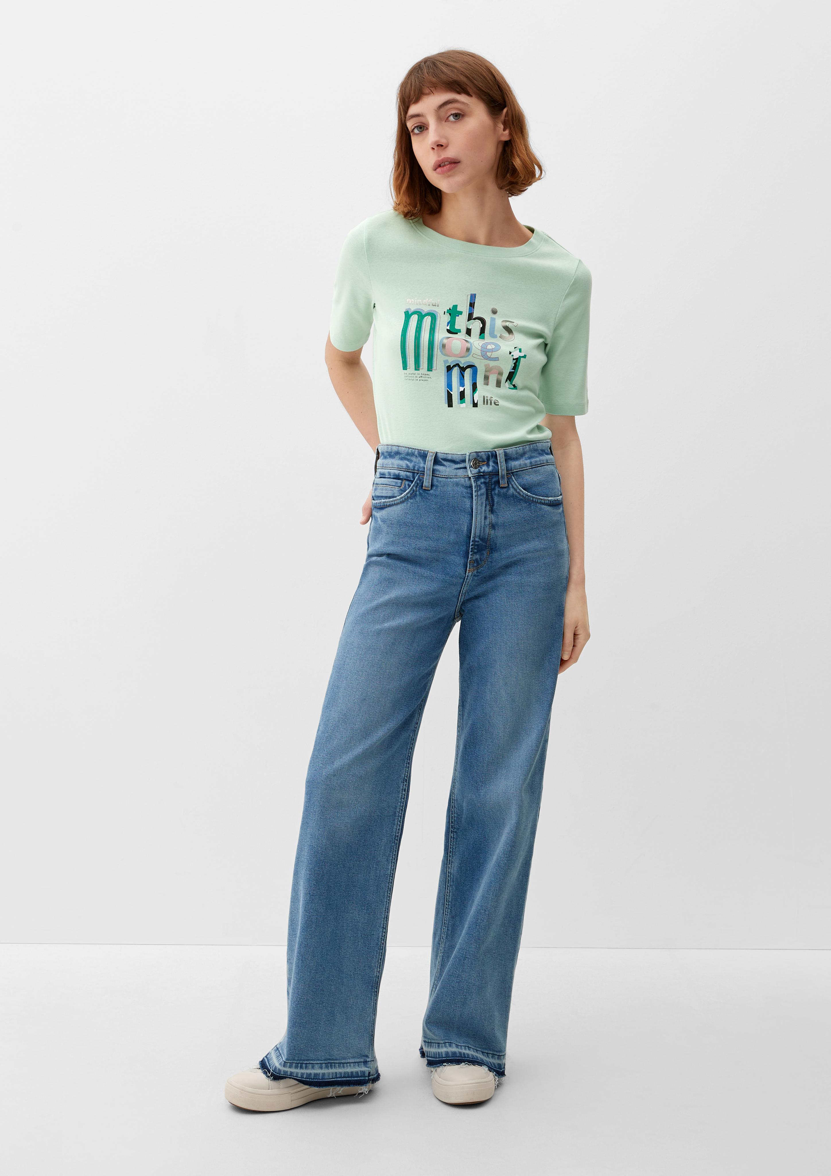 T-Shirt mit Frontprint  2130582-65D0