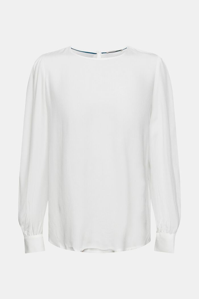 Unifarbene Bluse