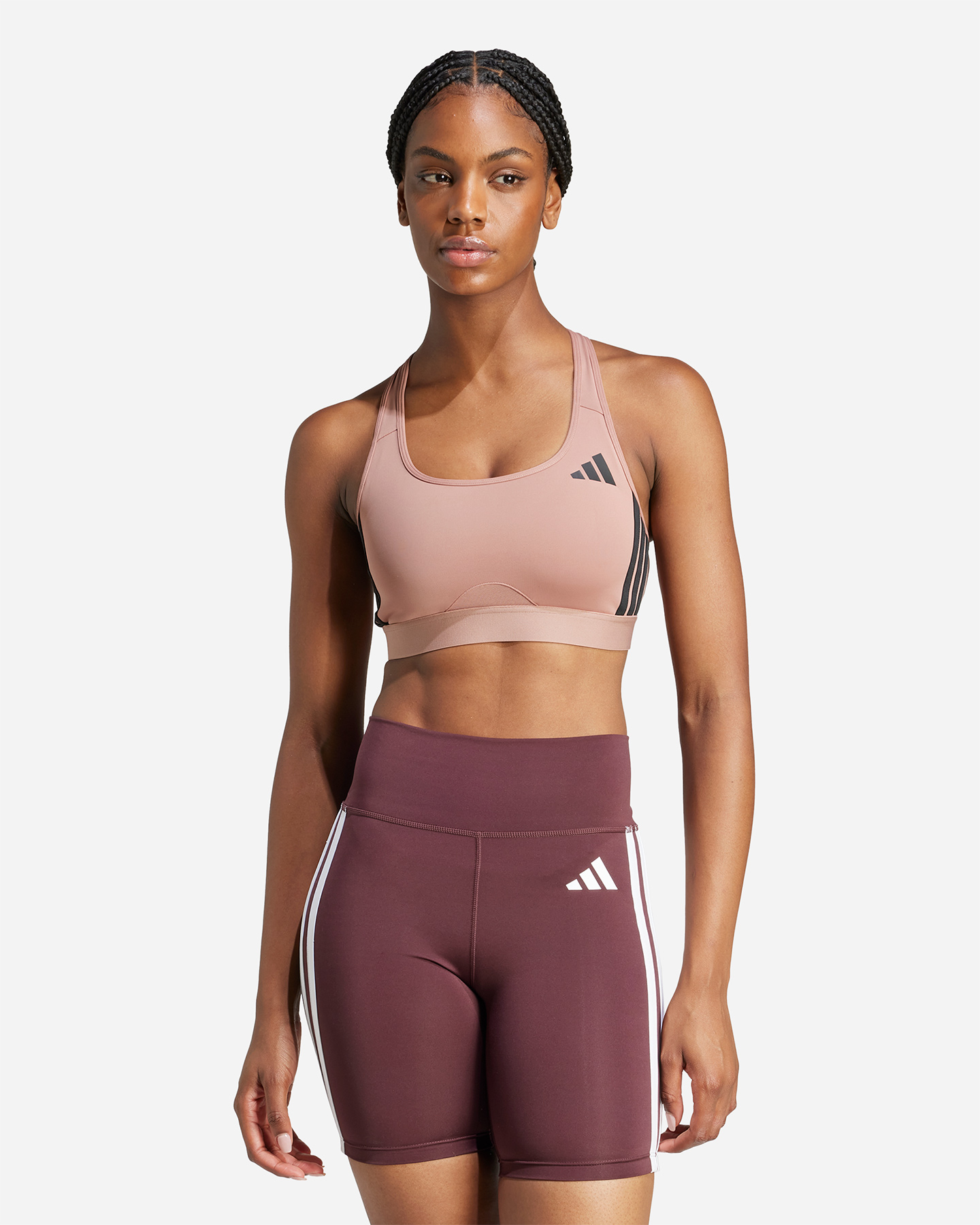 Biustonosz treningowy Adidas Pwr 3stripes W JP1402
